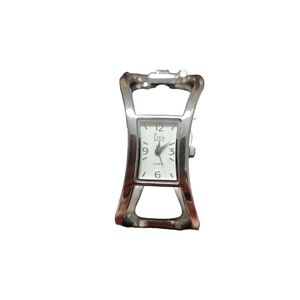 Essie silver bangle fashion watch